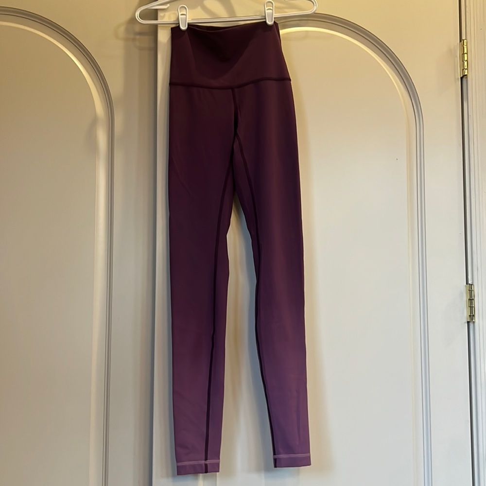 Lululemon leggings. Purple. Size 4